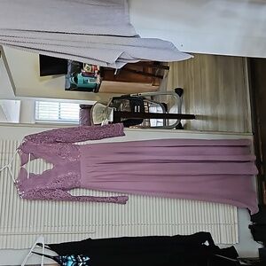 Pinkblush Maternity dress with lace detailing